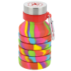 View Image 1 of 3 of Zigoo Silicone Collapsible Bottle - 18 oz. - Tie Dye - 24 hr