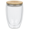 View Image 1 of 3 of Easton Glass Cup with Bamboo Lid - 12 oz. - 24 hr