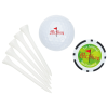 View Image 1 of 5 of Golf Ball Tee Pack with Poker Chip