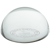 View Image 1 of 3 of Dome Crystal Paperweight