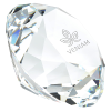 View Image 1 of 5 of Gemstone Crystal Paperweight - Clear