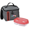 View Image 1 of 4 of Oval Locking Lid Lunch Set