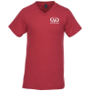 View Image 1 of 3 of Tultex Polyester Blend V-Neck T-Shirt - Men's - Colors