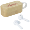 View Image 1 of 10 of True Wireless Ear Buds with Bamboo Charging Case