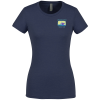 View Image 1 of 3 of Bella+Canvas Favorite Tee - Ladies' - Heathers - Embroidered