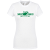 View Image 1 of 3 of Tultex Polyester Blend T-Shirt - Ladies' - White