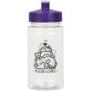 View Image 1 of 3 of Clear Impact Ring Water Bottle - 16 oz.
