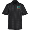 View Image 1 of 3 of Cutter & Buck Virtue Pique Tile Print Polo