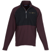 View Image 1 of 3 of Cutter & Buck Adapt Knit Hybrid 1/4-Zip Pullover