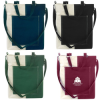 Dual Color Cotton Tote Natural