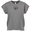 View Image 1 of 3 of Alternative Modal Tri-Blend Raw Edge Muscle T-Shirt - Ladies'