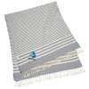 View Image 1 of 5 of Hilana Striped Throw Blanket