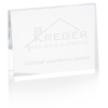 View Image 1 of 1 of Wedge Acrylic Paperweight