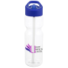 View Image 1 of 3 of Clear Impact Olympian Bottle with Flip Straw Lid - 28 oz. - Full Color