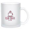 View Image 1 of 1 of Frosted Glass Coffee Mug - 10 oz.