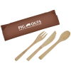 View Image 1 of 3 of Bamboo 3-Piece Cutlery Set
