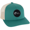 View Image 1 of 3 of Trucker Snapback Cap - Laser Engraved Patch