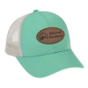 View Image 1 of 3 of Structured Cotton Twill Trucker Cap - Laser Engraved Patch