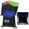 Reflective Geometric Drawstring Backpack