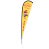 View Image 1 of 4 of Outdoor Elite Nylon Sail Sign - 11' - One-Sided