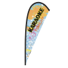 View Image 1 of 1 of Elite Nylon Sail Sign - 8' - One Sided - Replacement Graphic