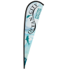 View Image 1 of 1 of Elite Nylon Sail Sign - 11' - One Sided - Replacement Graphic