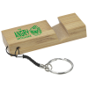 View Image 1 of 5 of Bamboo Phone Stand Keychain