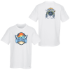 View Image 1 of 4 of Life is Good Crusher Tee - Men's - Full Color - White - 4WD