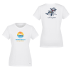 View Image 1 of 4 of Life is Good Crusher Tee - Ladies' - Full Color - White - Adirondack
