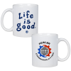 View Image 1 of 2 of Life is Good Coffee Mug – 11 oz. - Full Color - LIG