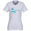 View Image 1 of 2 of Gildan Lightweight T-Shirt - Ladies' - White - Full Color