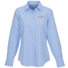 View Image 1 of 3 of Brooks Brothers Wrinkle Free Stretch Pinpoint Shirt - Ladies'