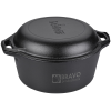 View Image 1 of 6 of Lodge Cast Iron Double Dutch Oven - 5 Quart