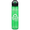 View Image 1 of 4 of Adventure Bottle with Two-Tone Flip Straw Lid - 32 oz.