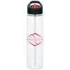 View Image 1 of 3 of Clear Impact Adventure Bottle with Two-Tone Flip Straw Lid - 32 oz.