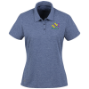 View Image 1 of 3 of adidas Heathered Polo - Ladies'