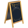 View Image 1 of 6 of A-Frame Chalkboard - Pine Wood - 32-1/2"