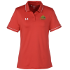 View Image 1 of 3 of Under Armour Tipped Team Performance Polo - Ladies' - Embroidered
