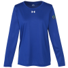 View Image 1 of 3 of Under Armour Team Tech Long Sleeve T-Shirt - Ladies' - Embroidered
