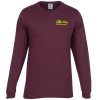 View Image 1 of 3 of Soft 4.3 oz. Long Sleeve T-Shirt - Embroidered