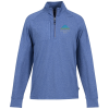 View Image 1 of 3 of Cutter & Buck Adapt Knit Heather 1/4-Zip Pullover - Men's