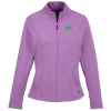 View Image 1 of 3 of Cutter & Buck Adapt Knit Heather Full-Zip - Ladies'