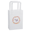 View Image 1 of 3 of Flat Handle Full Color Paper Bag - 8-1/4" x 6"