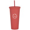 View Image 1 of 3 of Bux Tumbler with Straw - 24 oz.