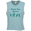 View Image 1 of 3 of Alternative Jersey Go-To Crop Muscle Tank - Ladies' - Heathers
