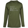 View Image 1 of 3 of Momentum Solid Long-Sleeve Hooded T-Shirt