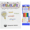 View Image 1 of 3 of Stemulate Puzzle & Coloring Book - Set