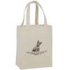 View Image 1 of 1 of Mini 10-oz Cotton Gift Tote - 24 hr