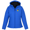 View Image 1 of 3 of Stormtech Nautilus Quilted Hooded Puffer Jacket - Ladies'
