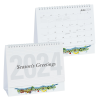 View Image 1 of 4 of Large Tent-Style Desk Calendar - Full Color